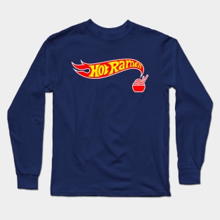 Hot Ramen Toy Inspired Logo Parody Gift For Ramen Lovers Long Sleeve T-Shirt